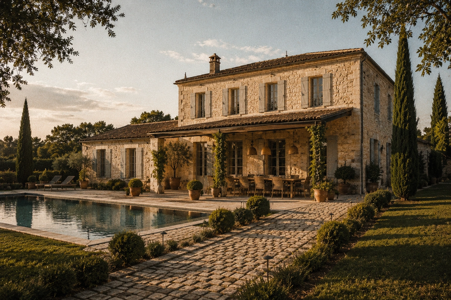 Villa maison de luxe région Bordeaux